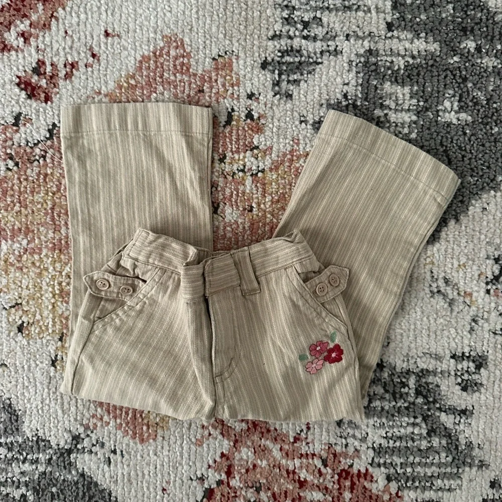 Vintage Y2K Gymboree Genuine Embroidered Dress Pants EUC 2T Toddler Girll